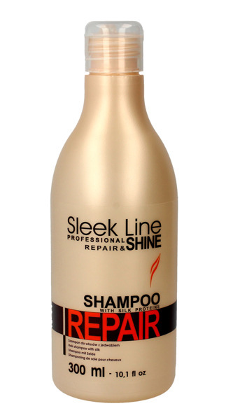 stapiz sleek line repair shampoo regenerujący szampon z jedwabiem