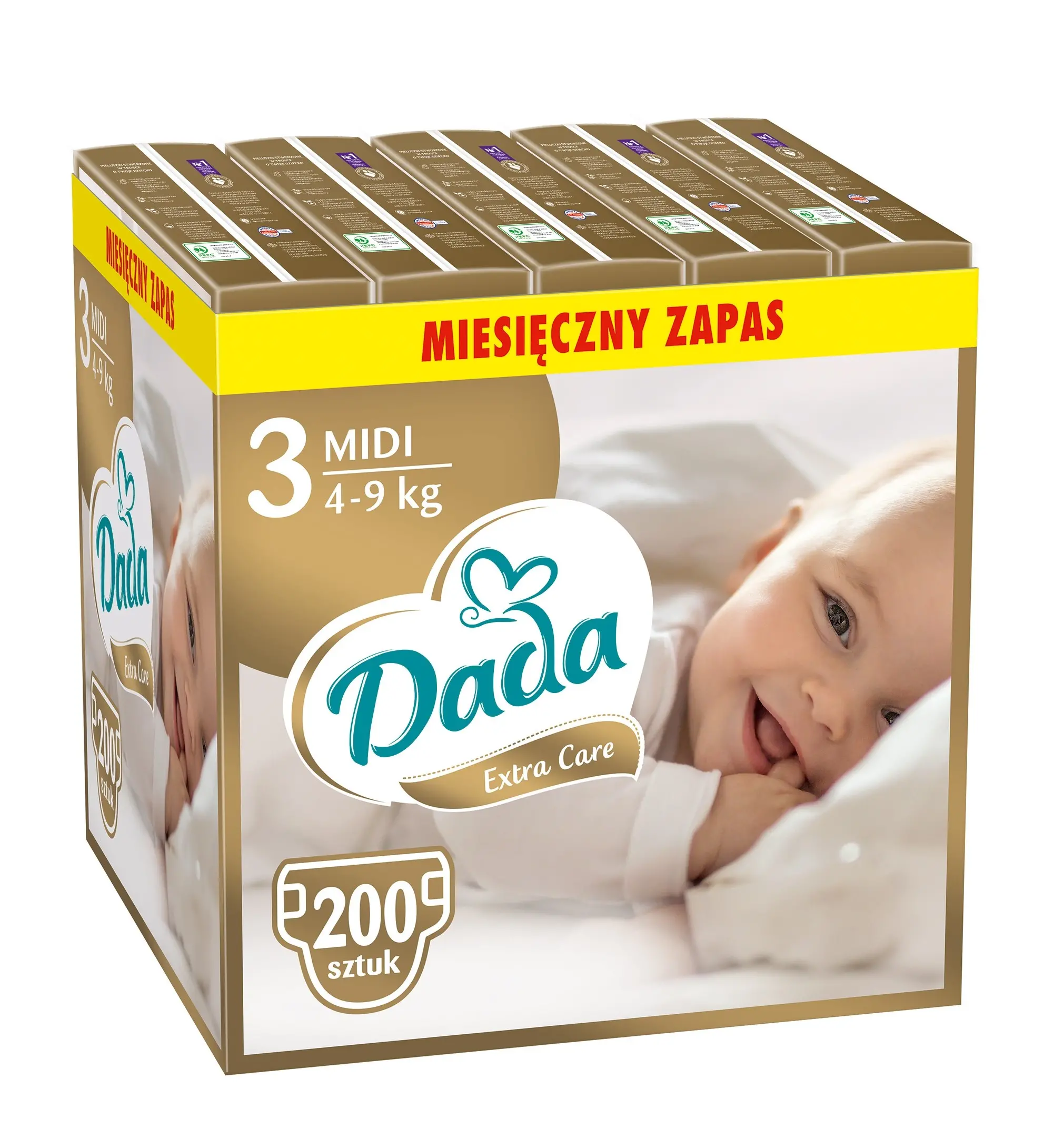 pieluchy dada extra care 3 box