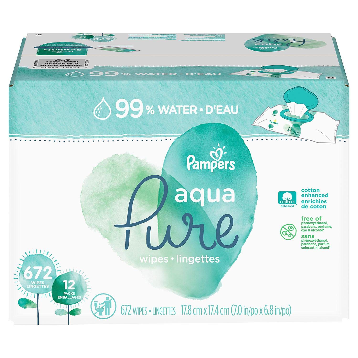 pampers aqua purr