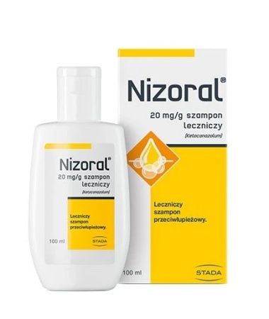 nizoral 20mg g szampon przeciwłupieżowy 100ml