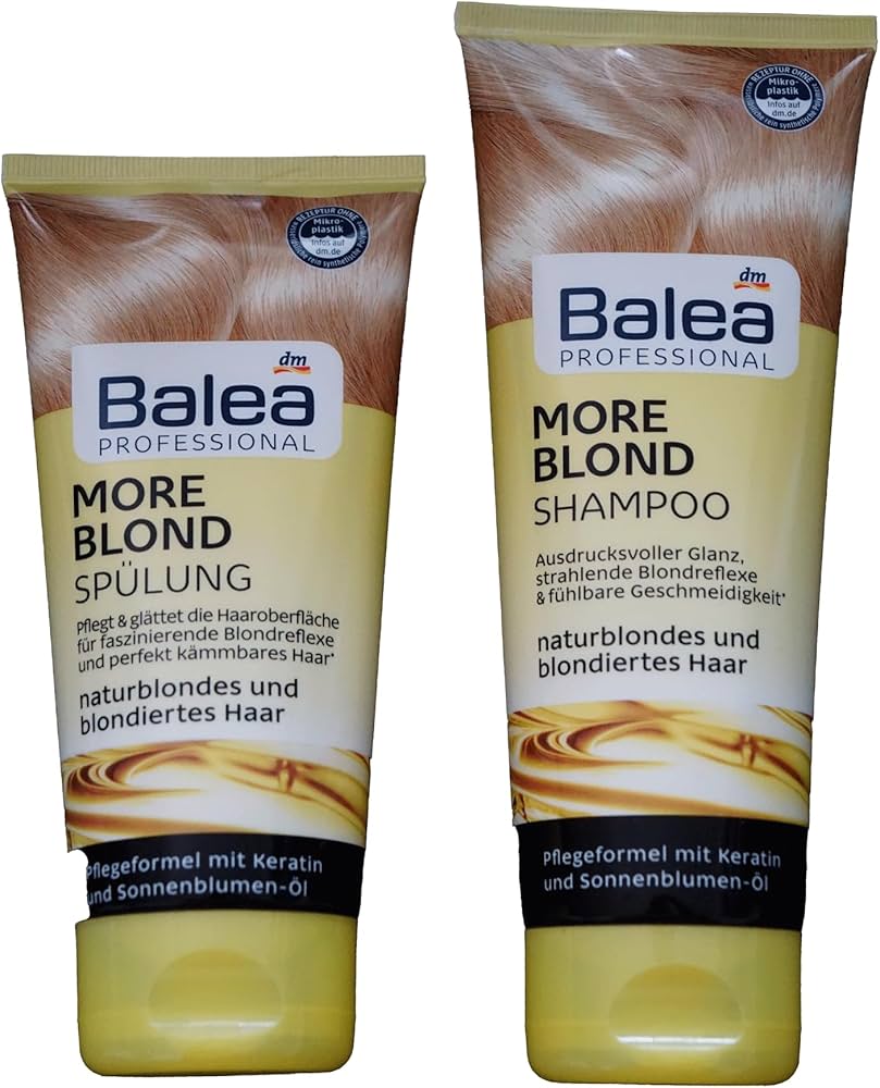 szampon maska blond balea