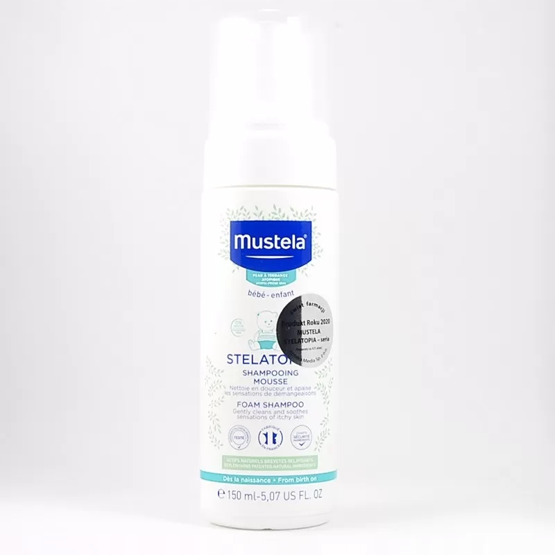 mustela stelatopia szampon w piance 150 ml