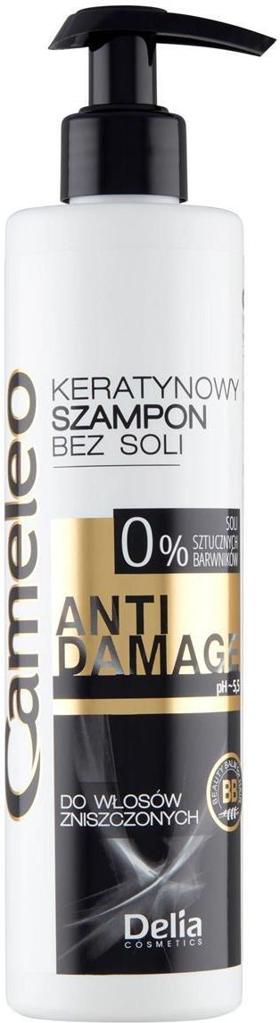 delia cosmetics cameleo bb szampon keratynowy do włosów zniszczonych 500ml