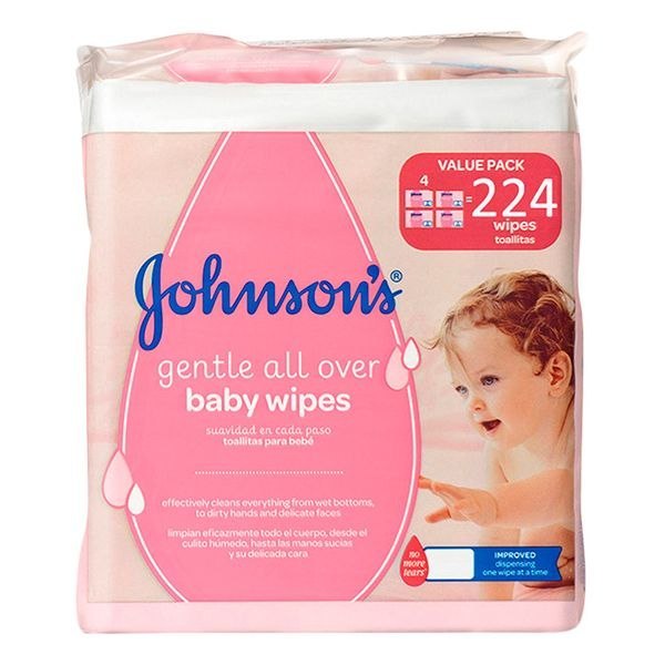 chusteczki nawilżane johnsons baby gentle