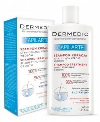 dermedic capilarte szampon kuracja stymulująca wzrost włosów 300 ml