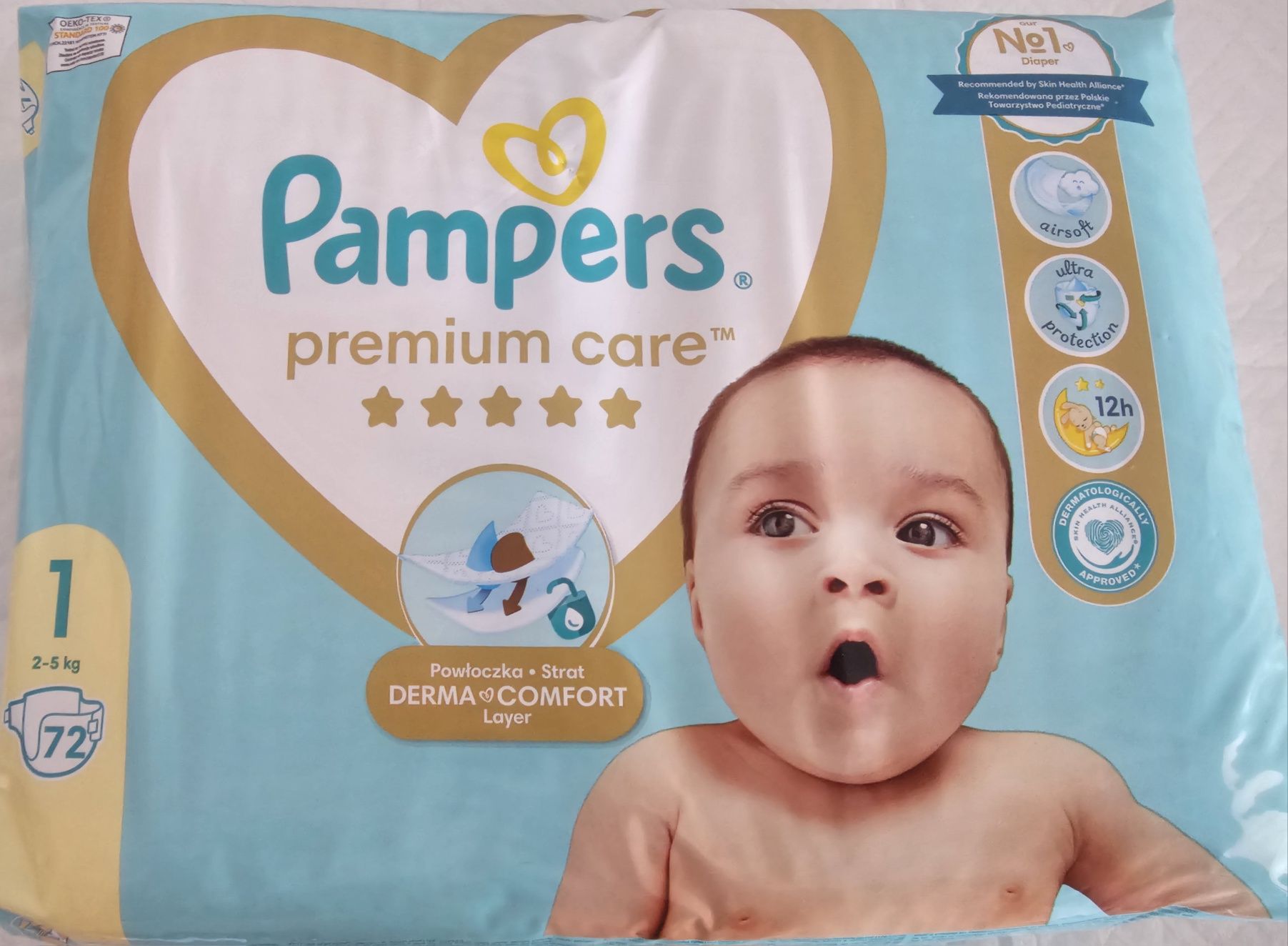 pieluchy pampers premium care 1 olx