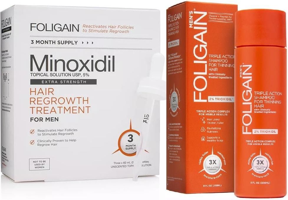 foligain minoxidil szampon dla mężczyzn