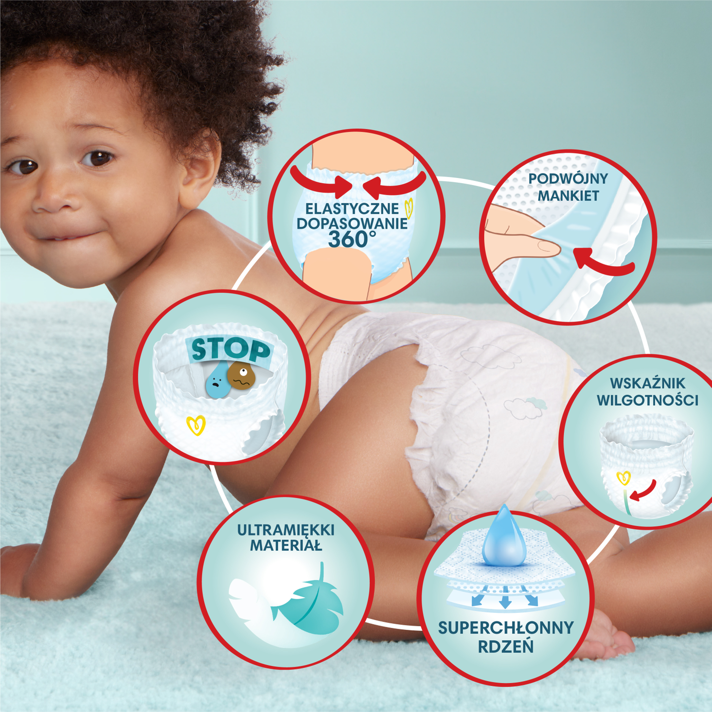 pampers 144 sztuki