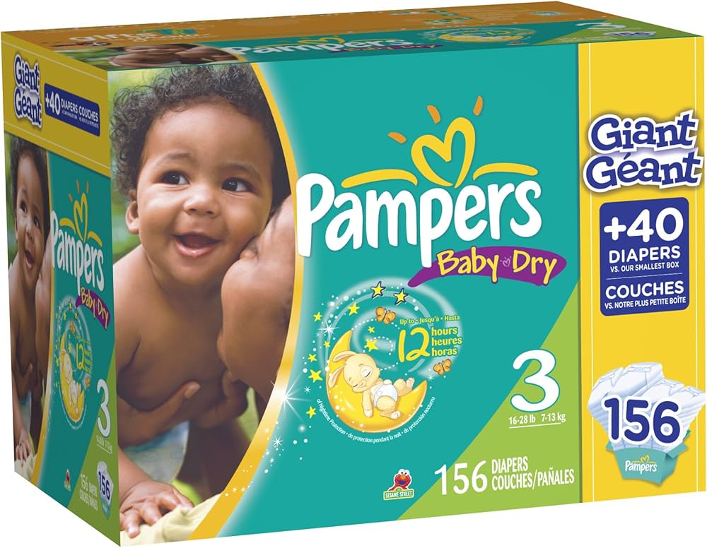 pampers mega pack size 3