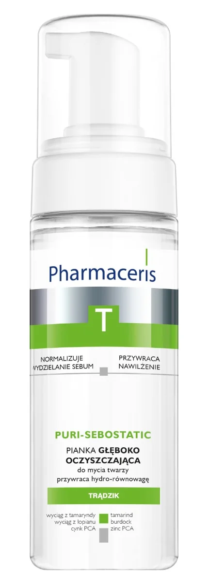 pharmaceris t puri-sebostatic pianka głęboko oczyszczająca do twarzy rossmann