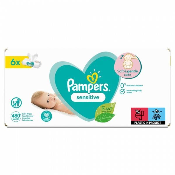 chusteczki pampers 6 pak