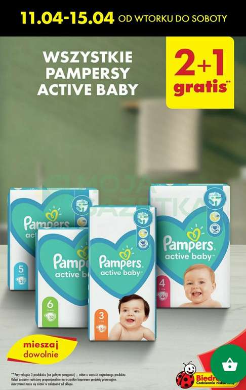 biedronka promocje pampers