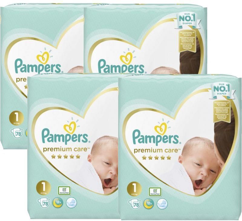 pampers premium care 1 pieluchy delikatne 176szt ceneo