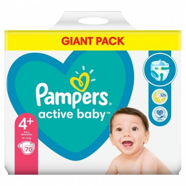 pampers 4+ 96 szt