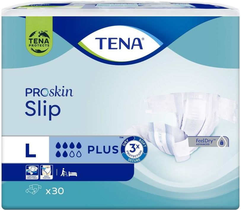 pieluchy tena tena slip plus large pieluchomajtki 30 sztuk