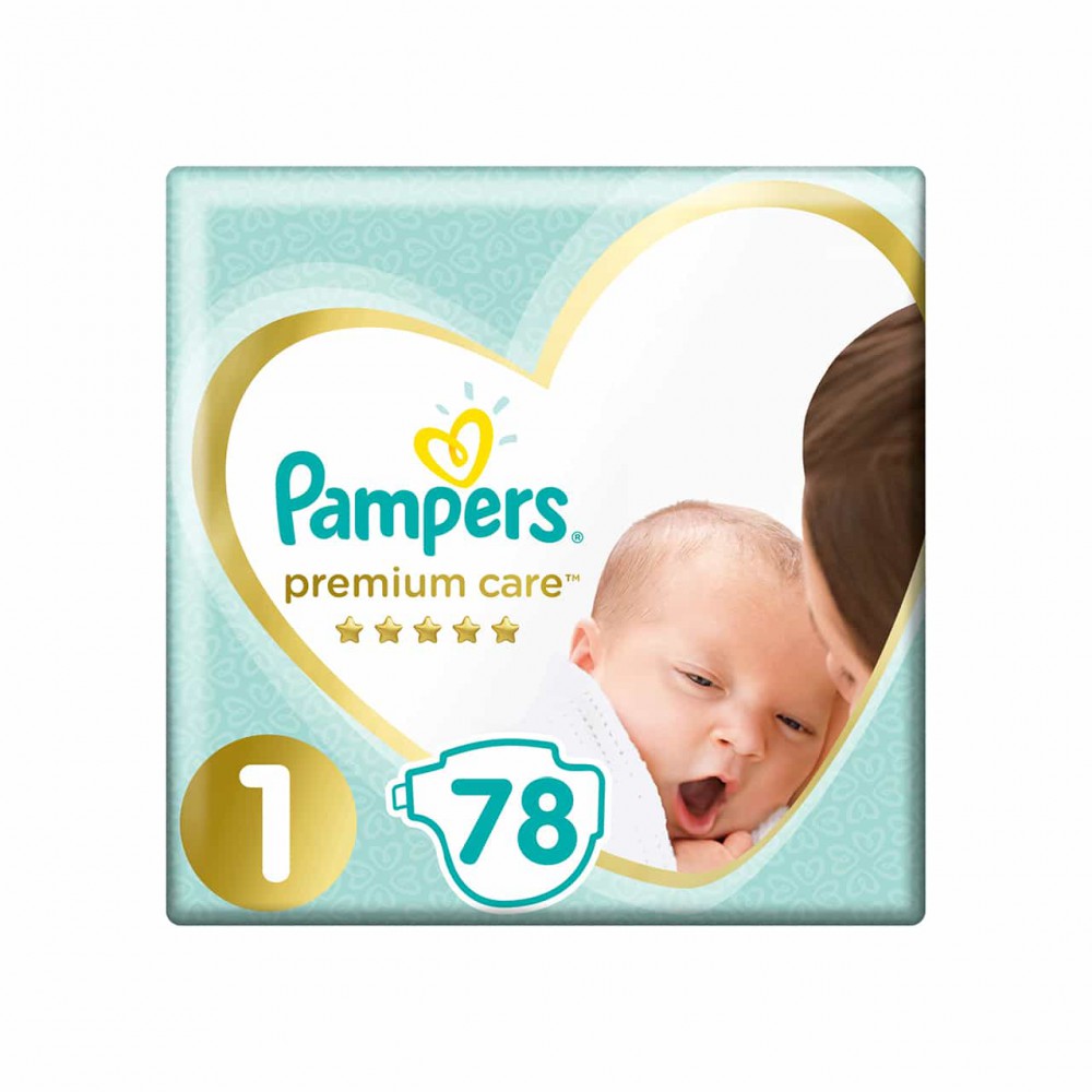 pampers 1 premium care 78