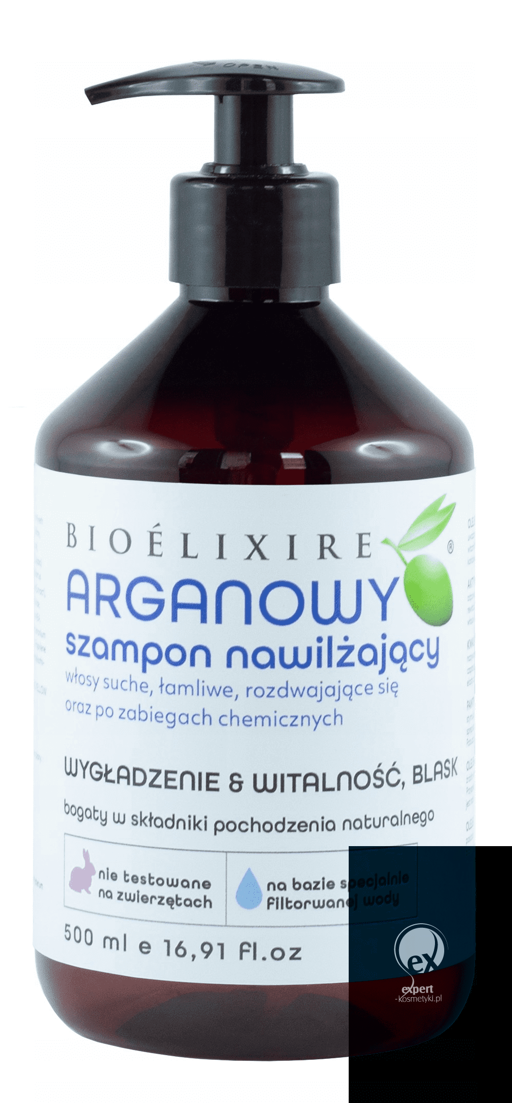 bioelixire szampon nawilżający argan oil