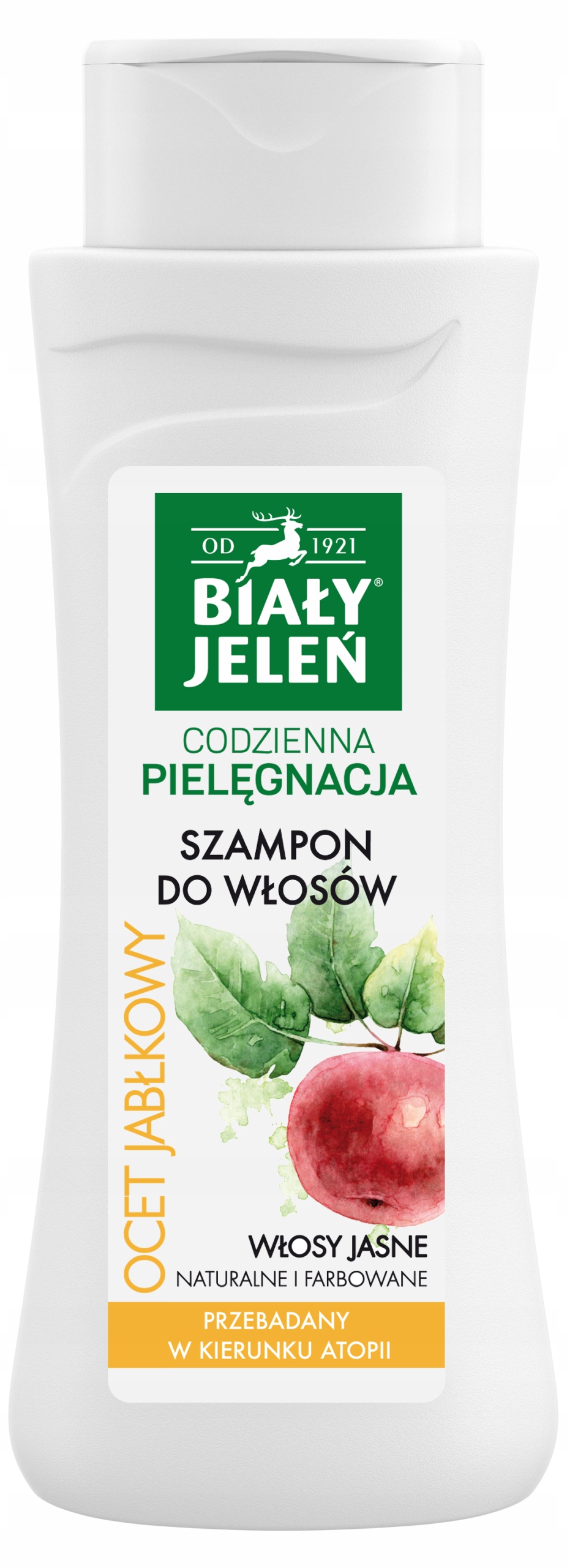 szampon z octem jabłkowym biały jelen