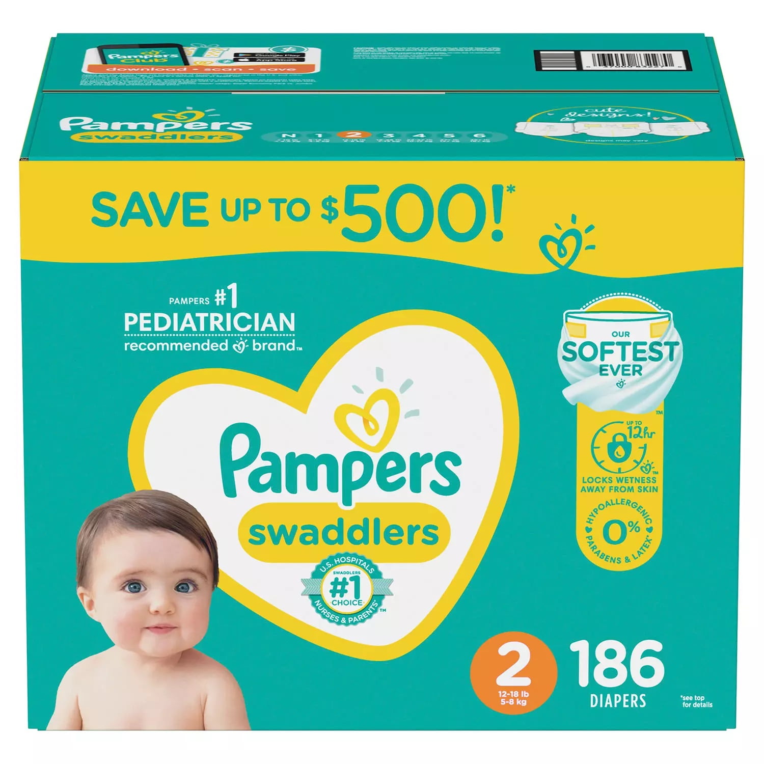 pampers sensitive size 2