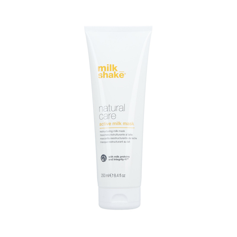 odbudowująca maska do włosów zniszczonych active milk mask milkshake 200ml