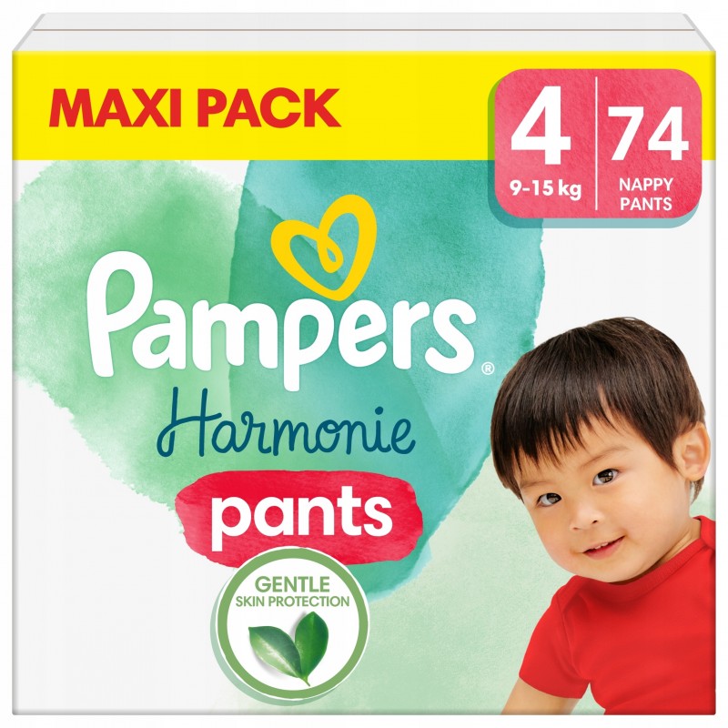 pieluchomajtki pampers 4 maxi 100 sztuk