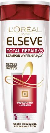 loreal total repair 5 szampon regenerujący włosy zniszczone