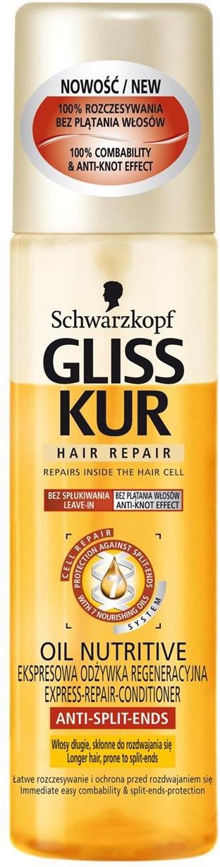 odżywka do włosów gliss kur oil nutritive