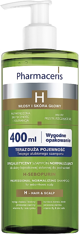 pharmaceris skóry tłustej szampon do