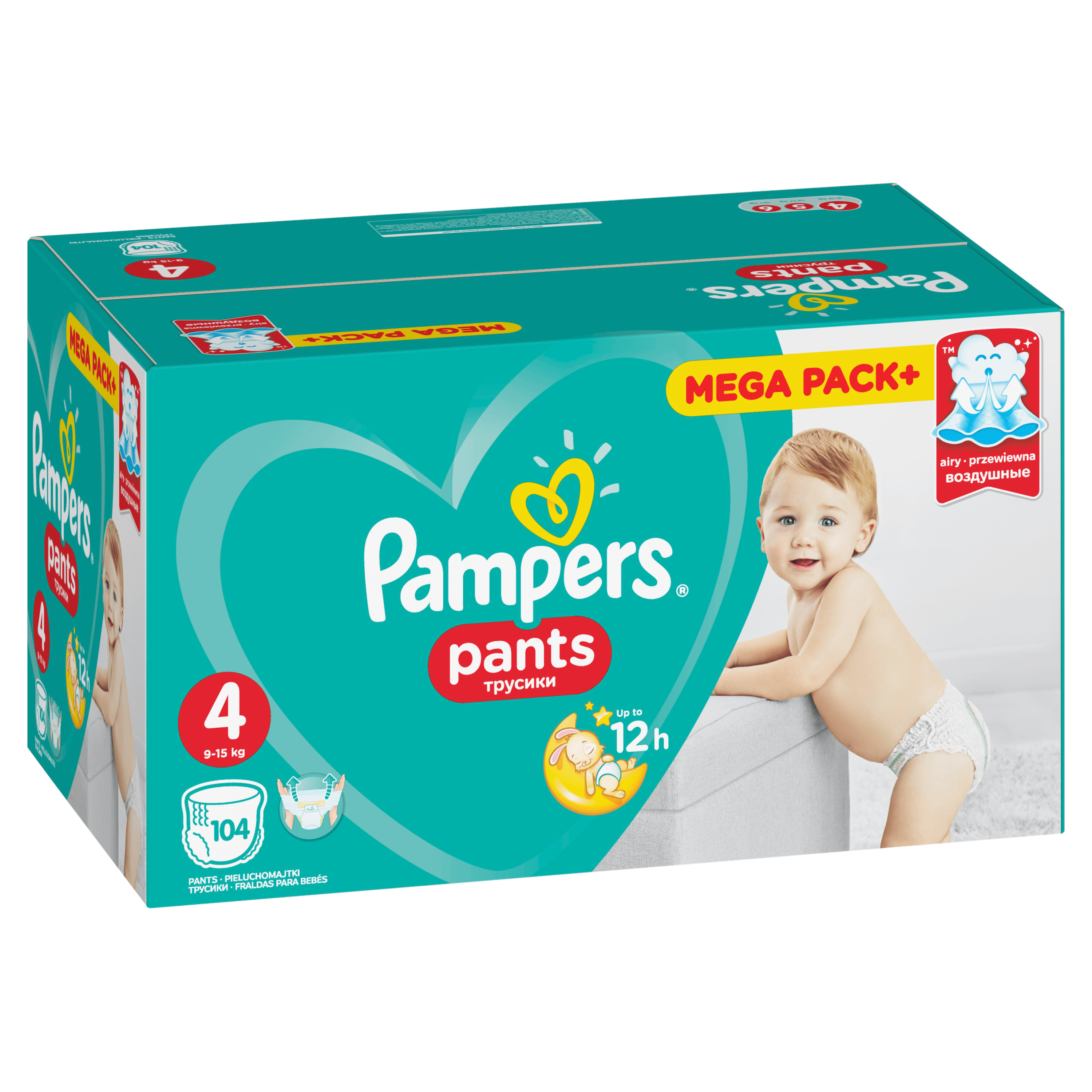 pampers pants 4 104szt