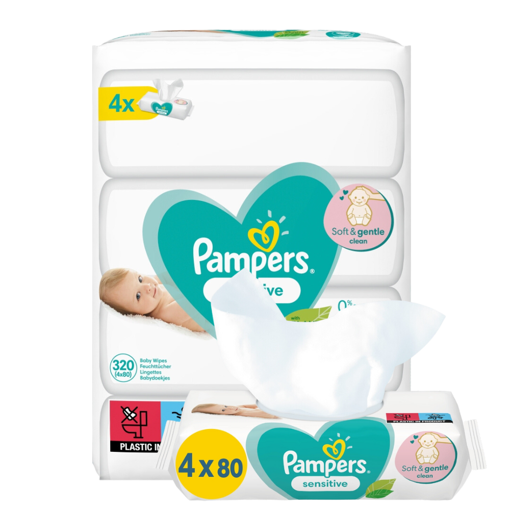 pampers chusteczki 4 qpczki