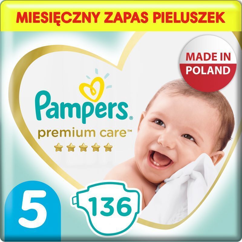 pampers premium care 5 49 sztuk