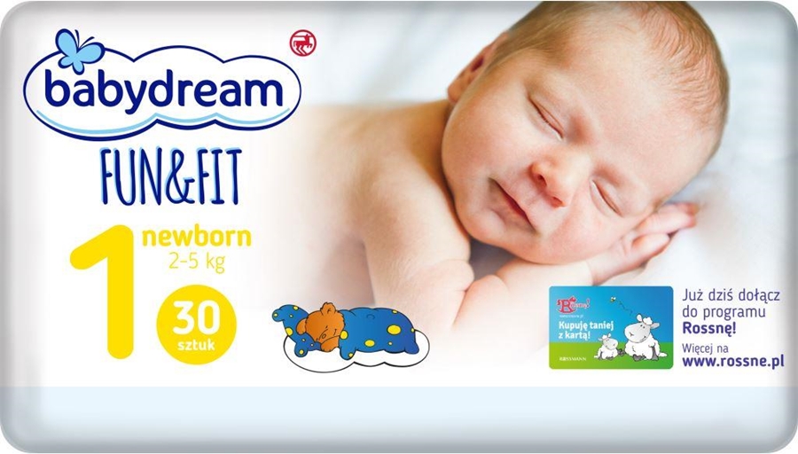 pieluchy babydream fun&fit 1