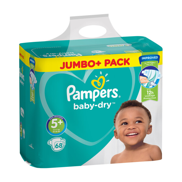 pampers baby dry jumbo pack size 3 90 nappies