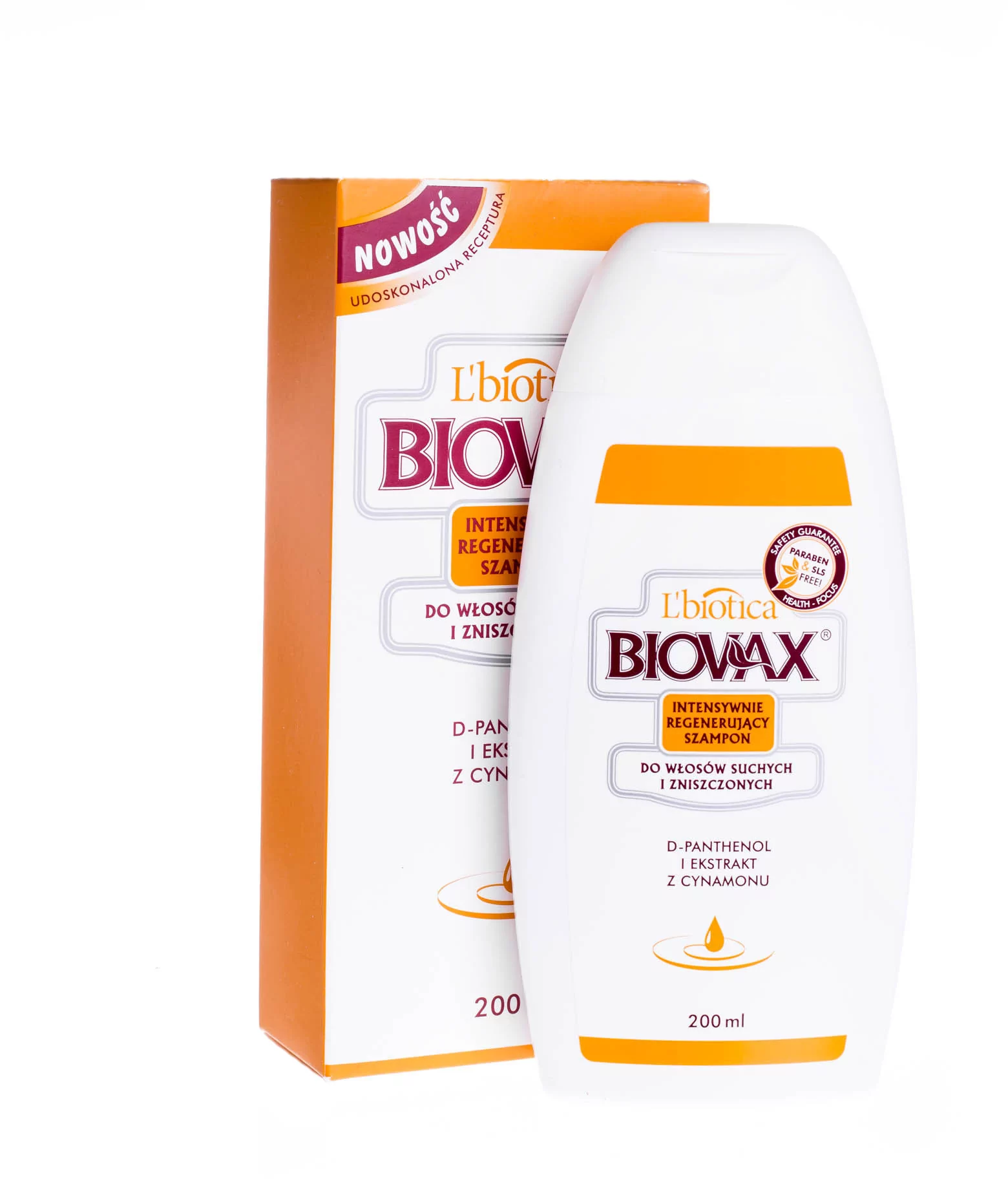 lbiotica biovax szampon do włosów suchych i zniszczonych 400ml