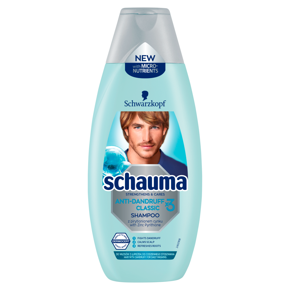 schauma anti-dandruff x3 szampon mleczko migdałowe 400 ml opinie