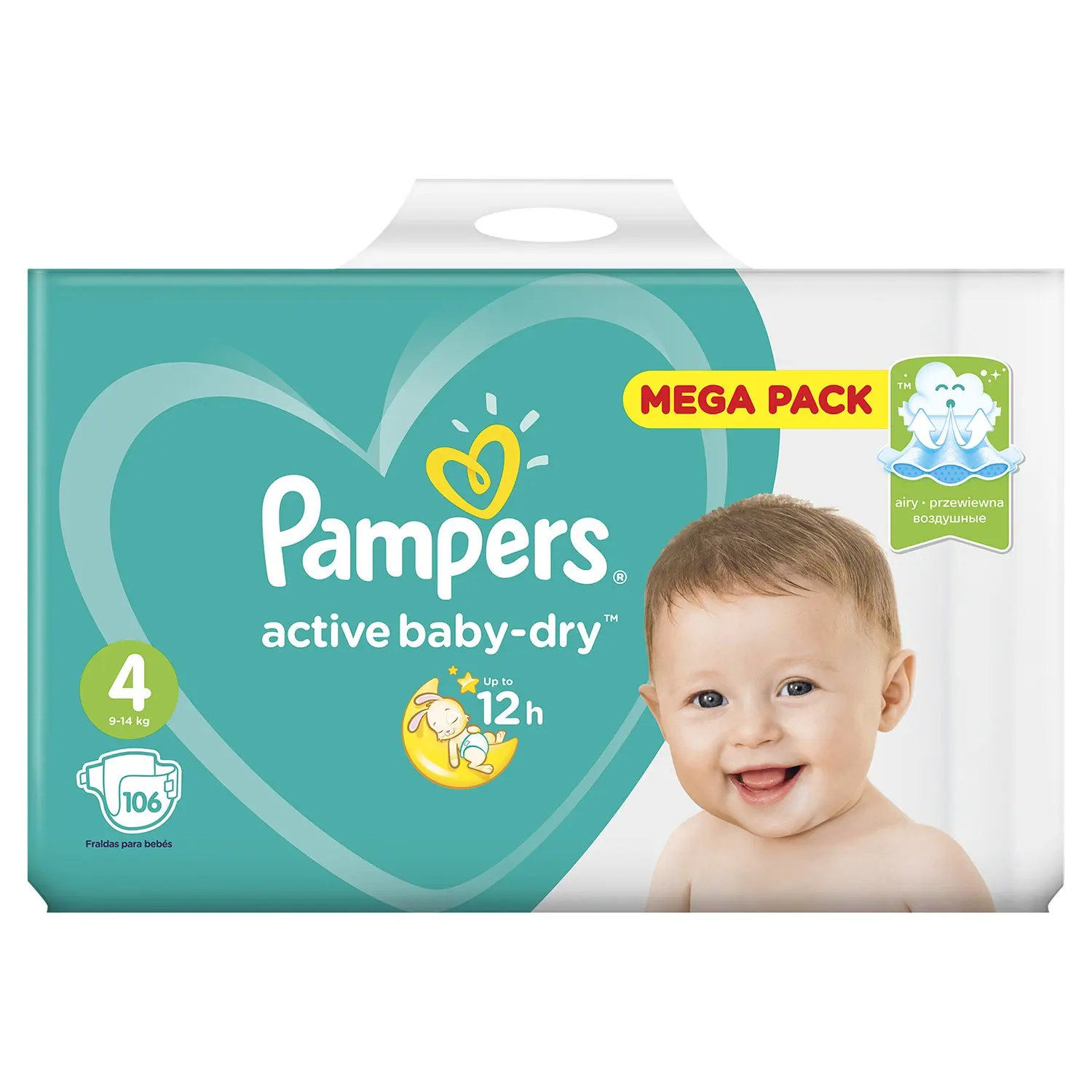 pampers 4 106 sztuk