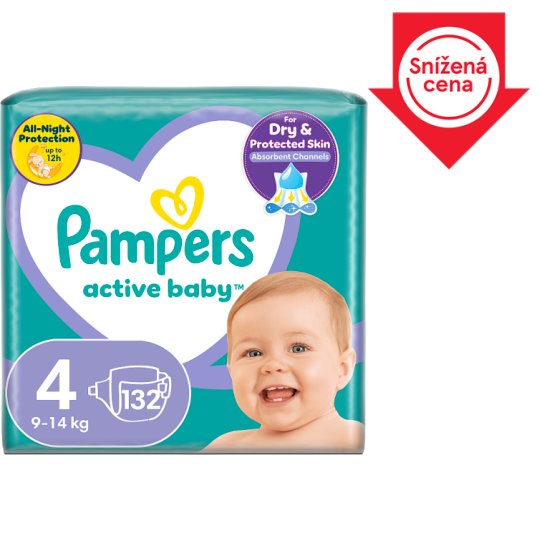 tesco pampers 4 132 szt