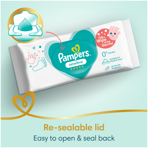 pampers sensitive 6pak