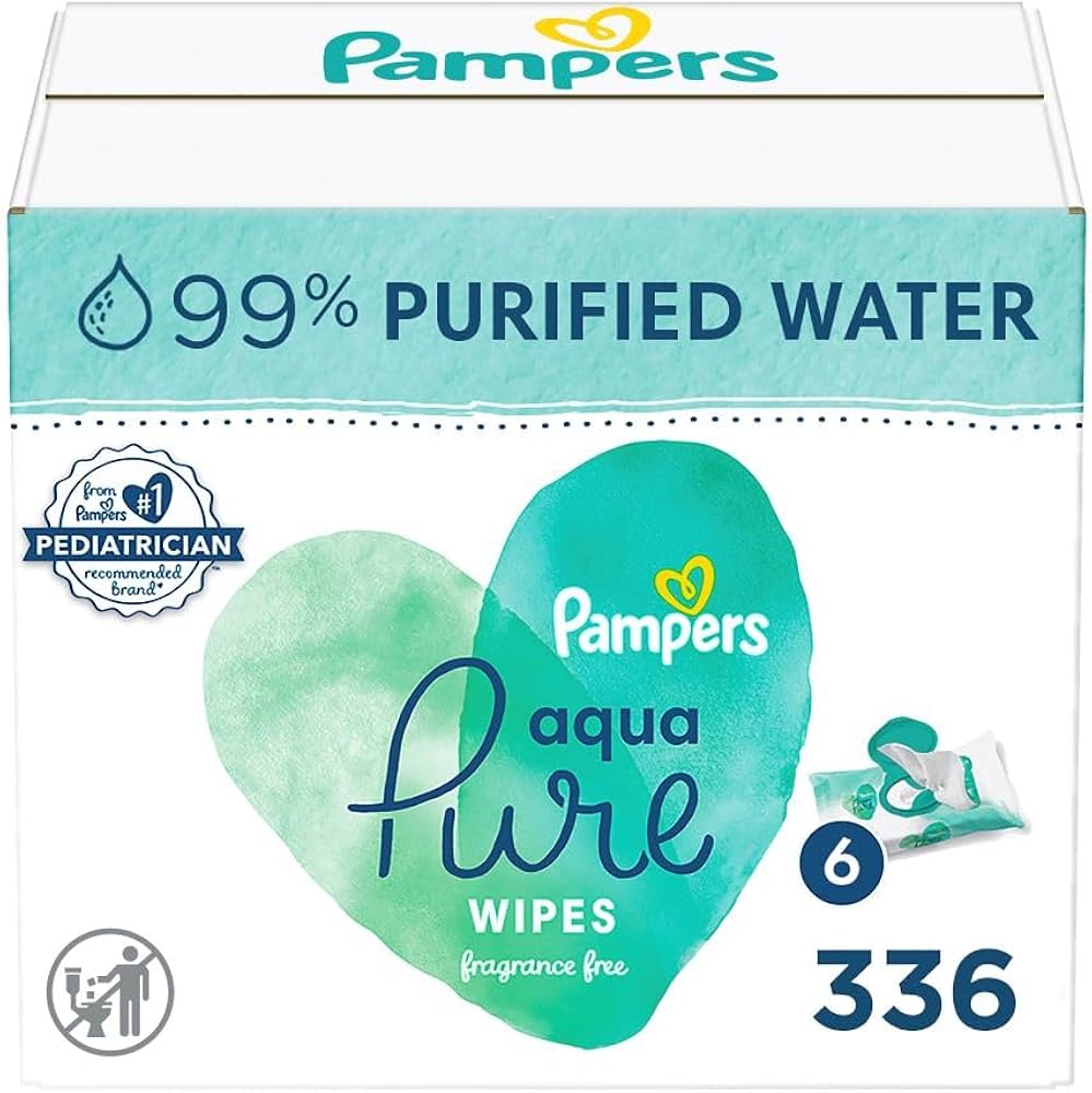 pampers pure aqua wipes