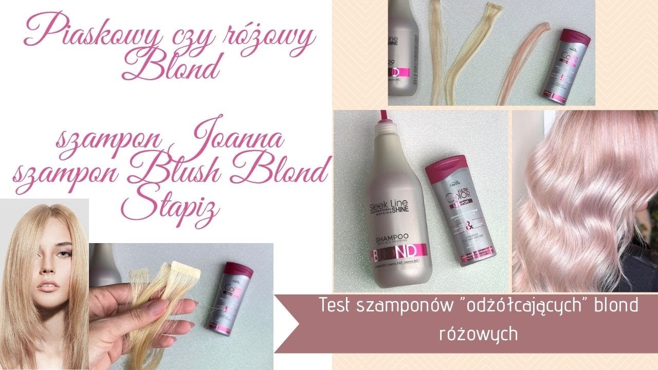 różowy szampon do włosów efekty