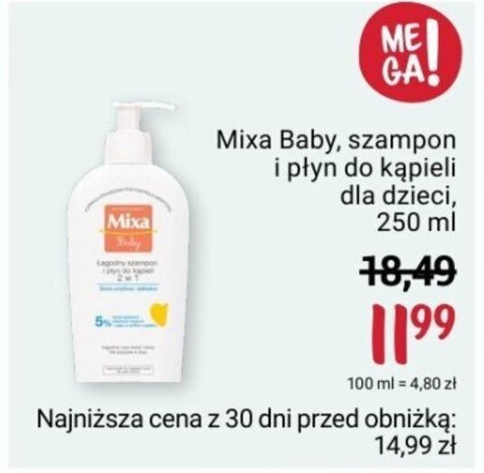 szampon mixa rossmann