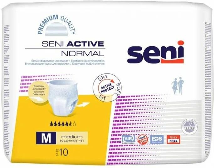 seni active normal pieluchomajtki small 1 10 sztuk