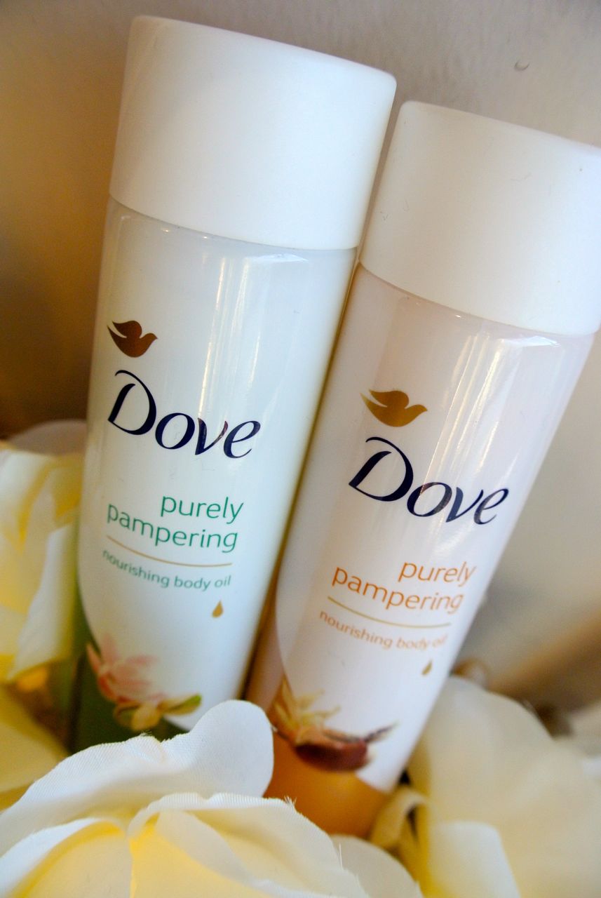 dove purely pampering nourishing body oil