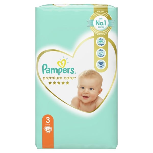 pampers premium care 3 60