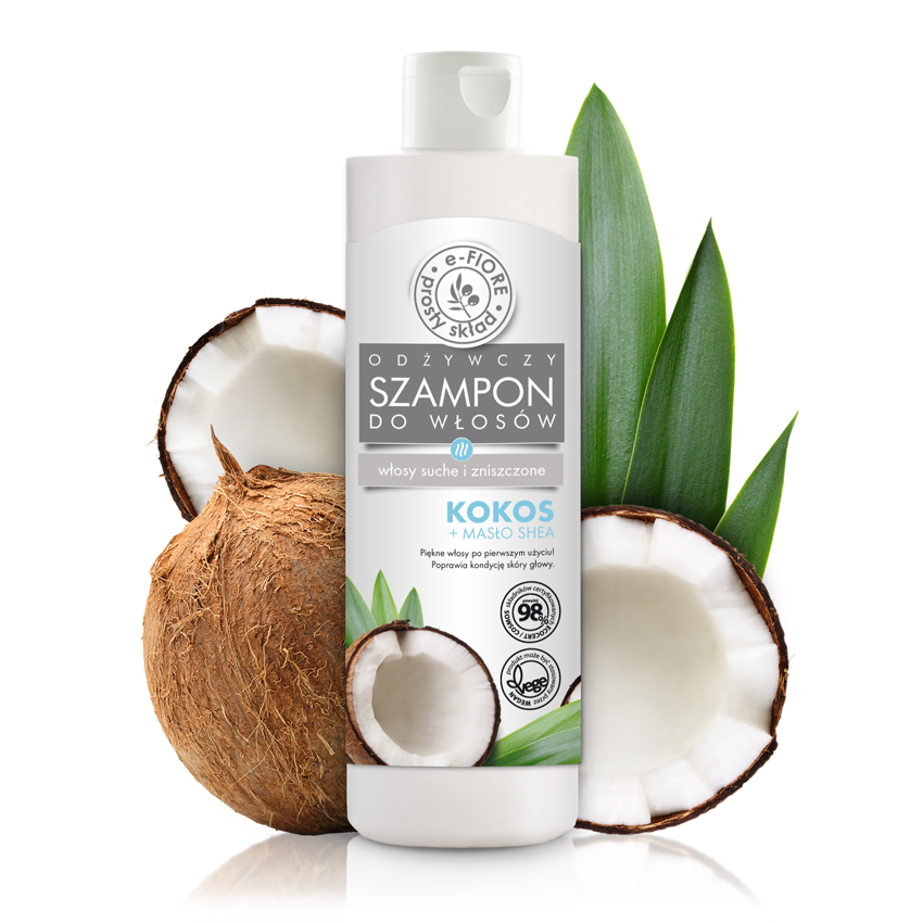 szampon kokosowy wpływ na włosy