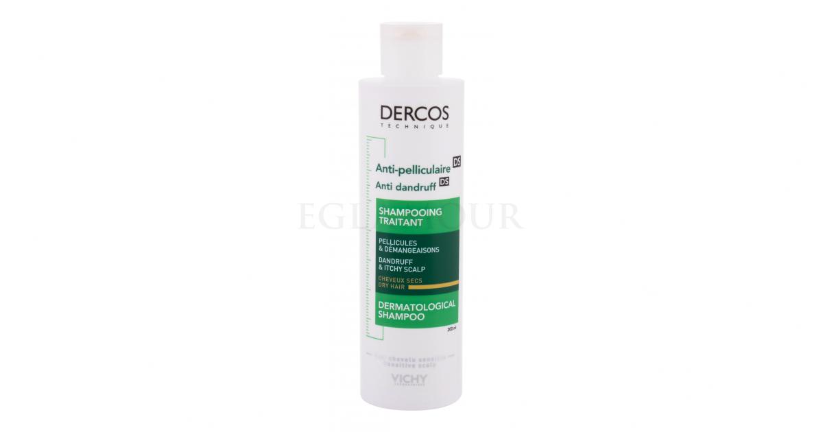 vichy dercos szampon przeciwłupieżowy włosy suche 200 ml