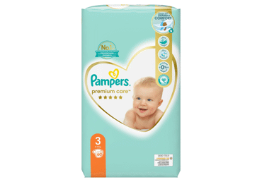 netto pieluszki pampers premium care 3