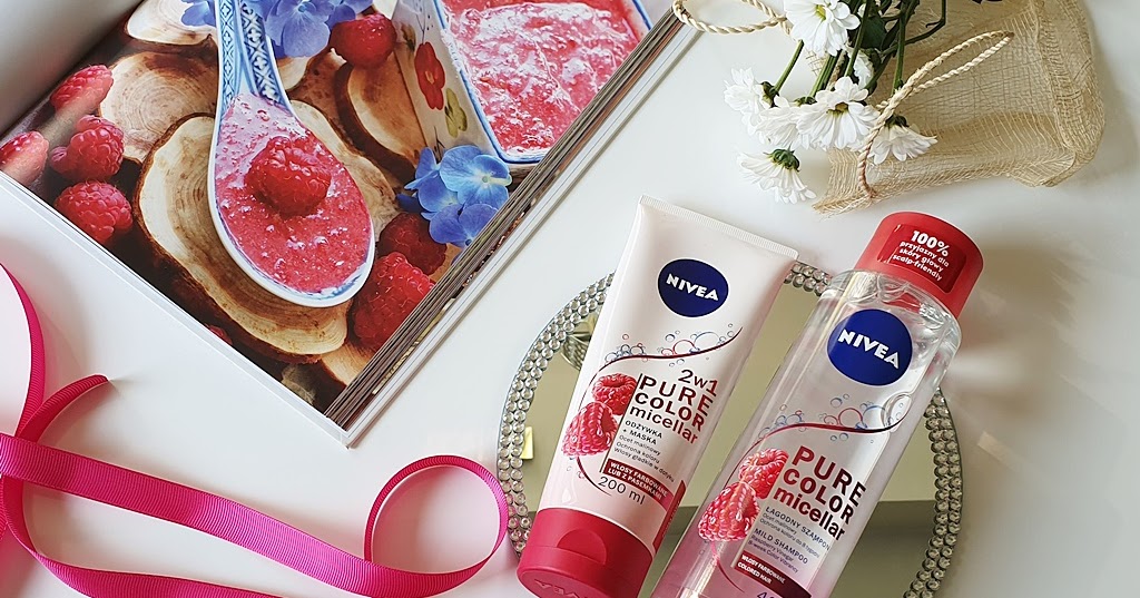 nivea pure color micellar szampon do włosów farbowanych