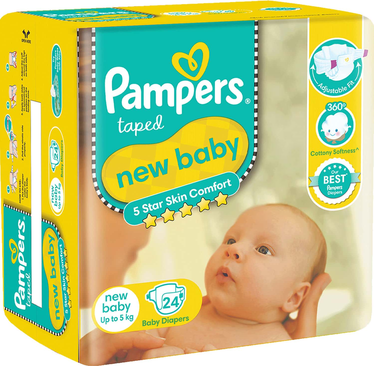 pampers new born baby diapers