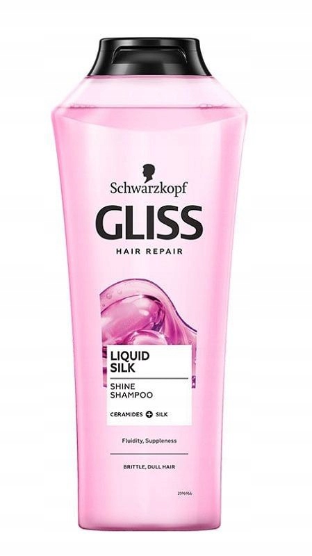 gliss kur liquid silk szampon do włosów łamliwych i matowych